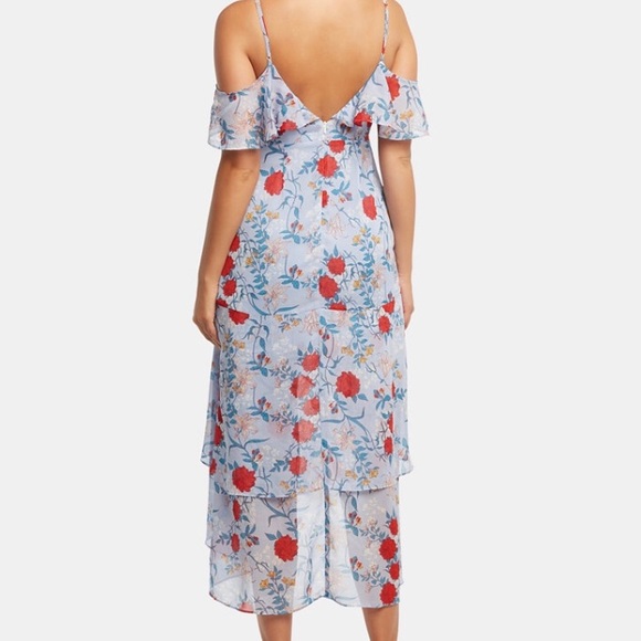 Bardot Cold Shoulder High-Low Dress - Picture 2 of 5